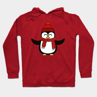 HAPPY Winter Penguin Hoodie